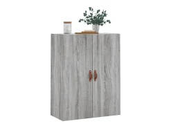 Armario de pared Sonoma gris 69,5x34x90 cm