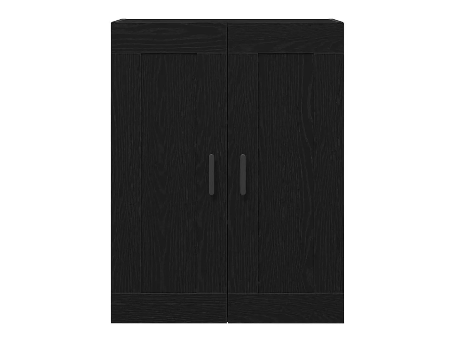 Armario de roble negro 69,5x34x90 cm Aglomerado