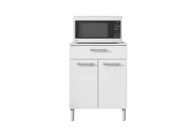 Armario Hogar 2 Puertas - 1 Cajón 84X61X39 Blanco