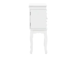 Armario joyero de pie blanco