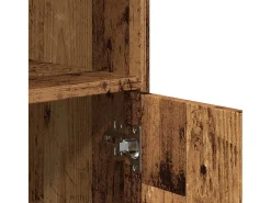 Armario rodante de madera antigua 55x40x91 cm madera de ingeniería