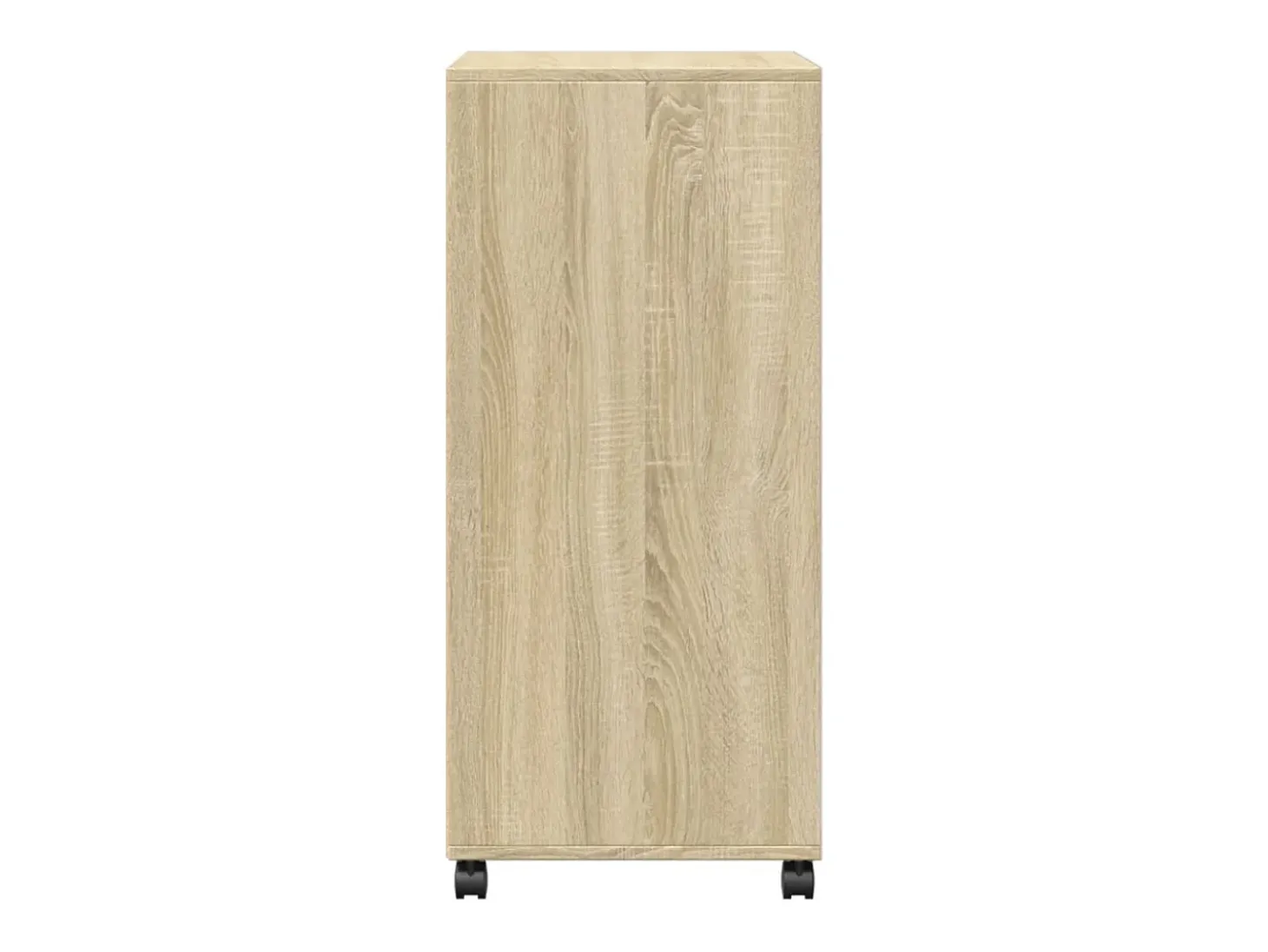 Armario rodante de roble Sonoma 55x40x91 cm madera de ingeniería