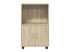 Armario rodante de roble Sonoma 55x40x91 cm madera de ingeniería