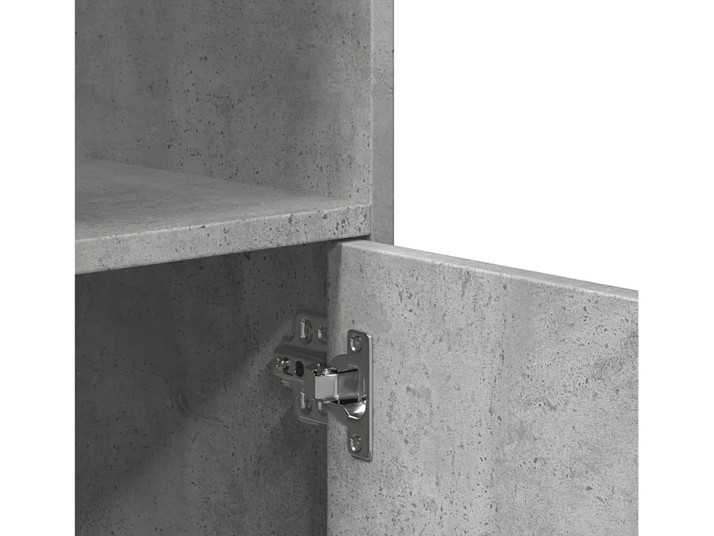 Armario rodante gris hormigón 55x40x91 cm madera de ingeniería