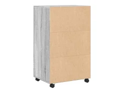 Armario rodante Sonoma gris 55x40x91 cm madera de ingeniería