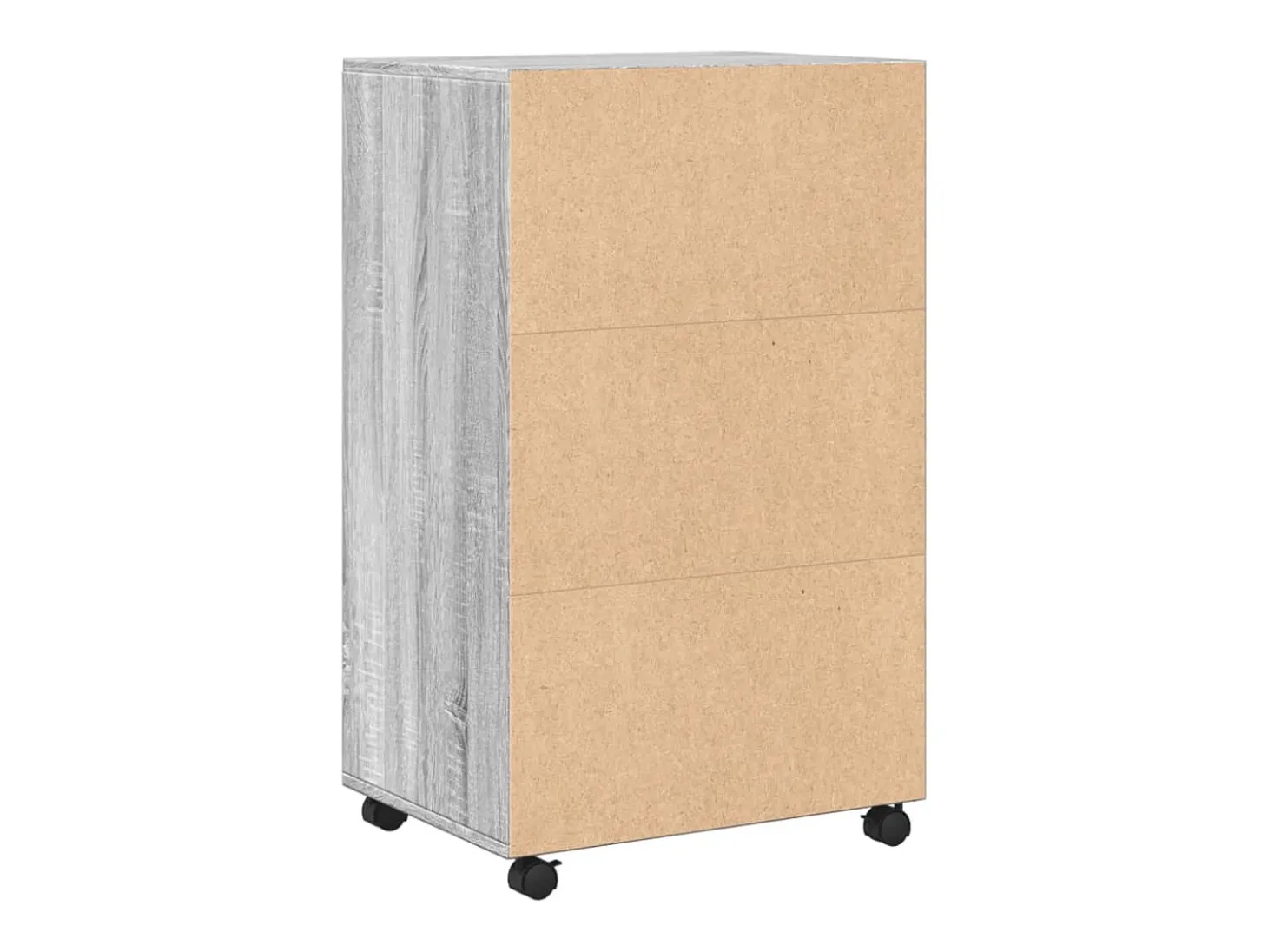 Armario rodante Sonoma gris 55x40x91 cm madera de ingeniería