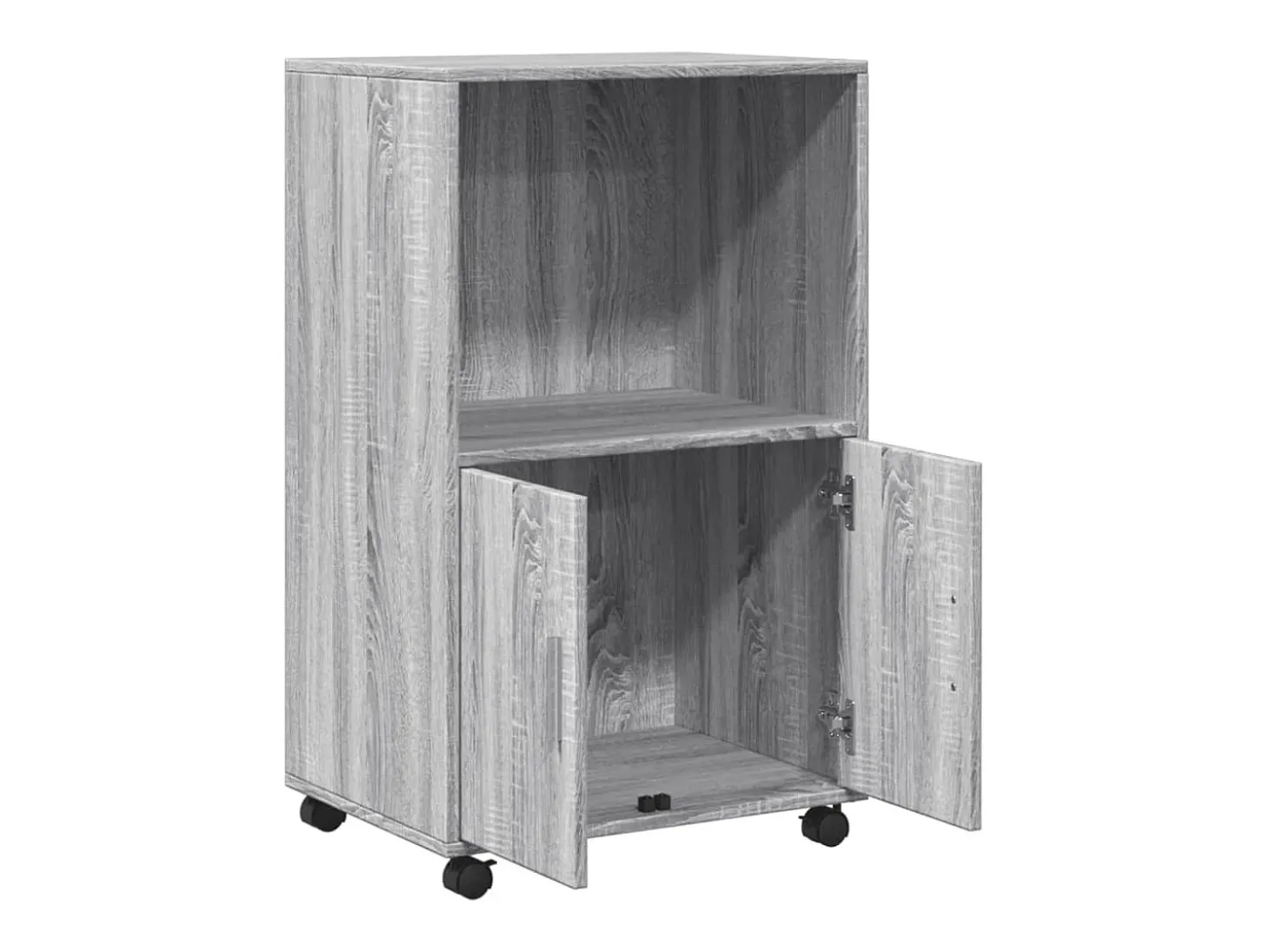 Armario rodante Sonoma gris 55x40x91 cm madera de ingeniería