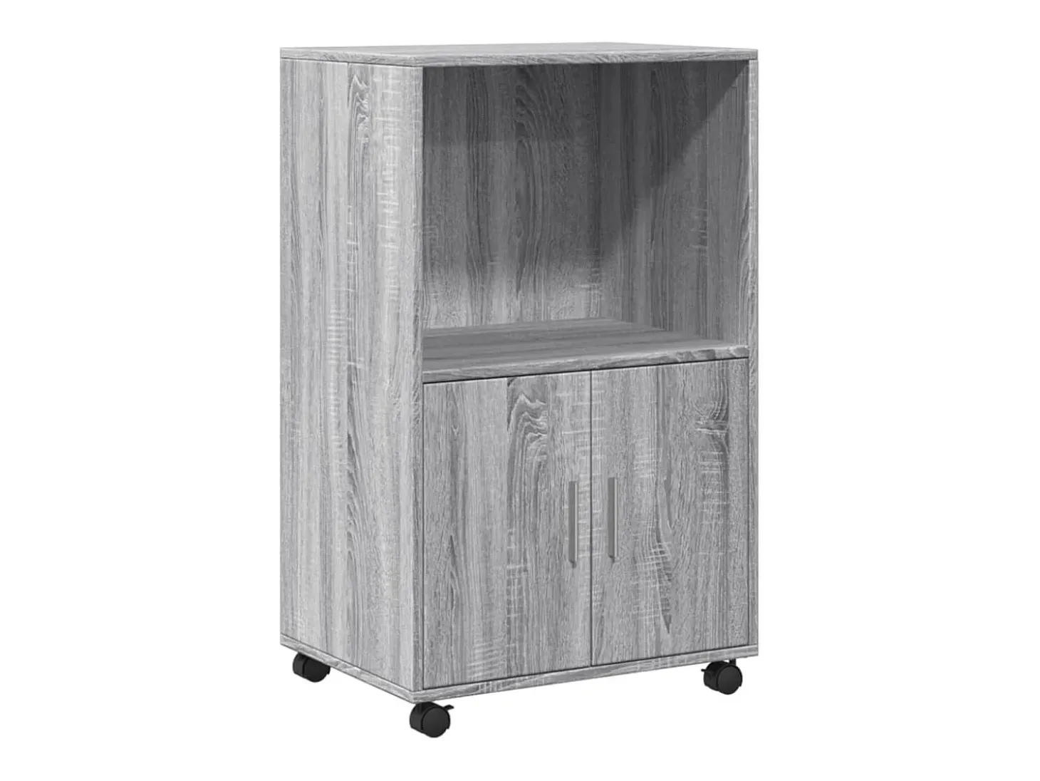 Armario rodante Sonoma gris 55x40x91 cm madera de ingeniería