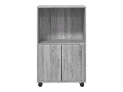 Armario rodante Sonoma gris 55x40x91 cm madera de ingeniería