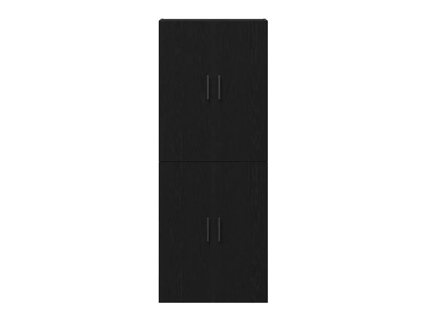 Armarios de 2 piezas de roble negro 69,5x34x180 cm fabricados en madera compuesta