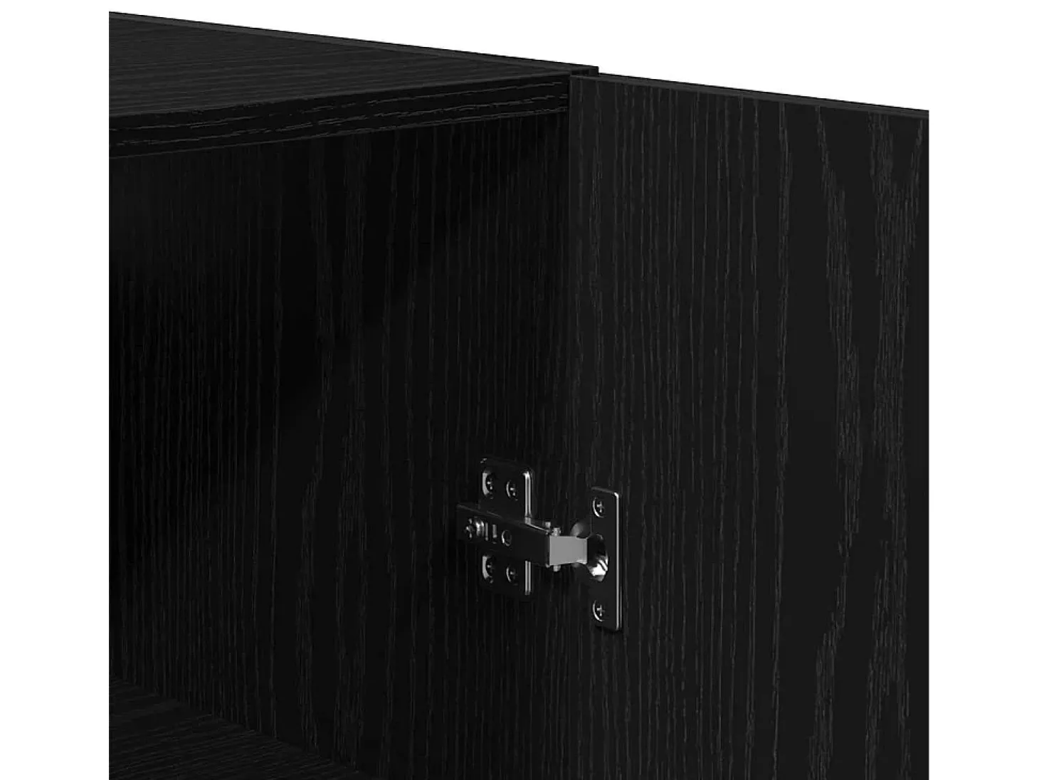 Armarios de madera de roble negro de 2 piezas 69,5x34x180 cm