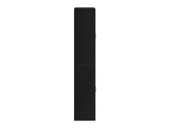 Armarios de madera de roble negro de 2 piezas 69,5x34x180 cm