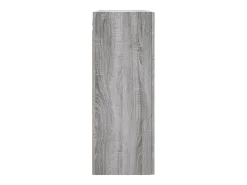 Armarios de pared 2 piezas gris sonoma 69,5x34x90 cm