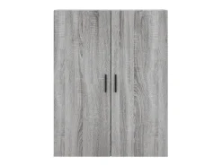 Armarios de pared 2 piezas gris sonoma 69,5x34x90 cm