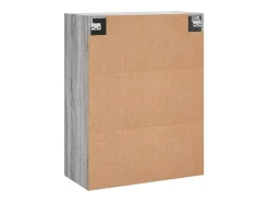 Armarios de pared 2 piezas gris sonoma 69,5x34x90 cm