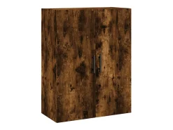 Armarios de pared 2 piezas roble ahumado 69,5x34x90 cm