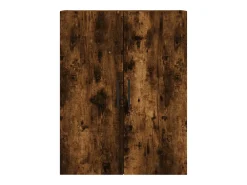 Armarios de pared 2 piezas roble ahumado 69,5x34x90 cm
