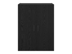 Armarios de pared 2 piezas Roble Negro 69,5 x 34 x 90 cm
