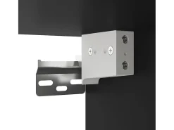 Armarios de pared 2 piezas negro 69,5x34x90 cm