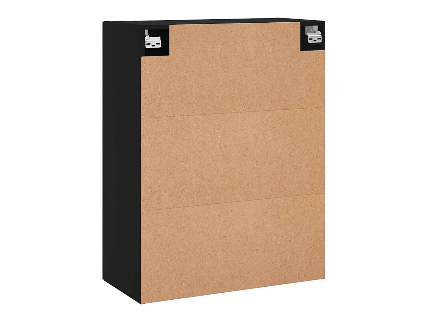 Armarios de pared 2 piezas negro 69,5x34x90 cm