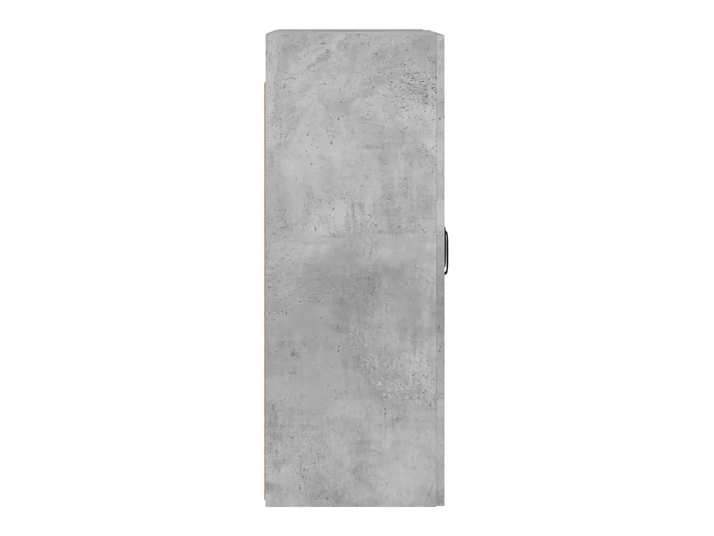 Armarios de pared 2 uds madera de ingeniería gris hormigón