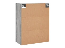 Armarios de pared 2 uds madera de ingeniería gris Sonoma