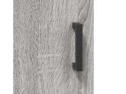 Armarios de pared 2 uds madera de ingeniería gris Sonoma