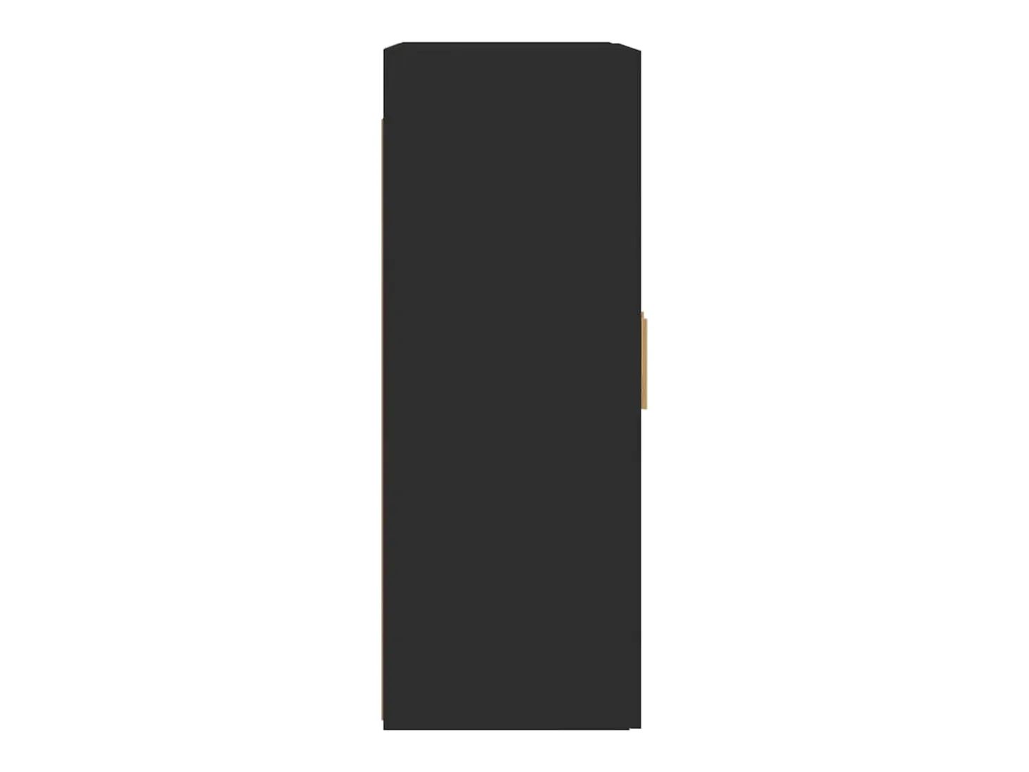 Armarios de pared 2 unidades madera de ingeniería negro
