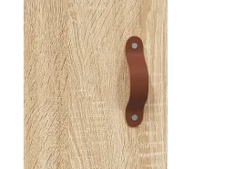 Armarios de pared 2 unidades madera de ingeniería roble Sonoma