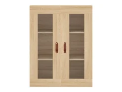 Armarios de pared 2 unidades madera de ingeniería roble Sonoma