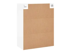 Armarios de pared 2 unidades madera de ingeniería blanco