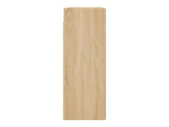 Armarios de pared 2 unidades madera de ingeniería roble Sonoma