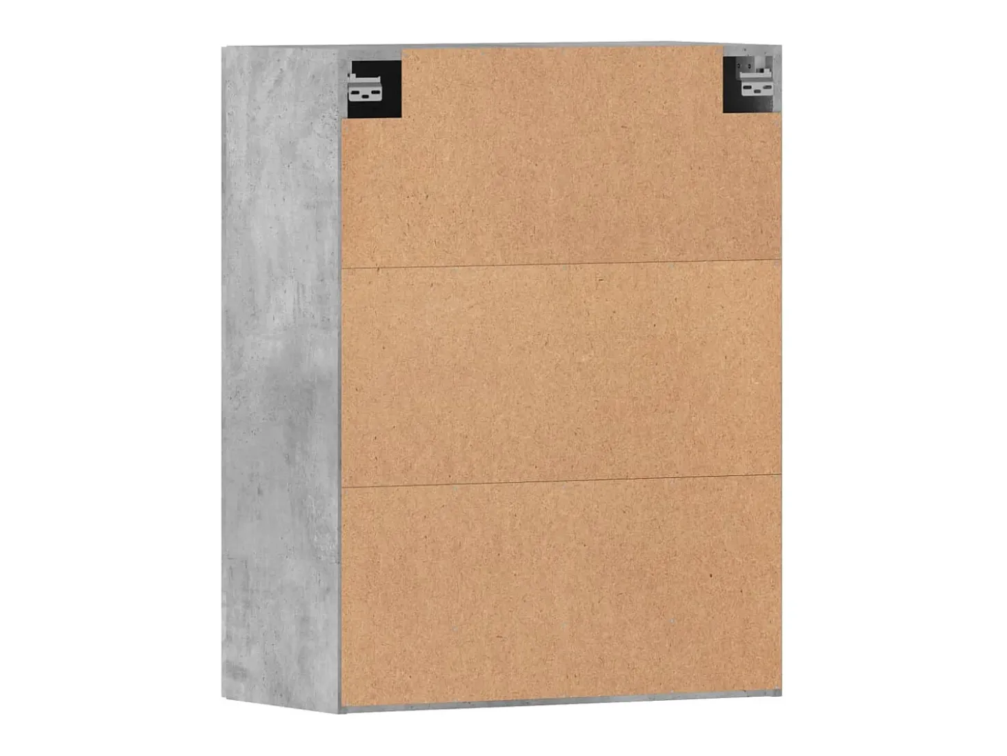 Armarios de pared 2 unidades madera de ingeniería gris hormigón