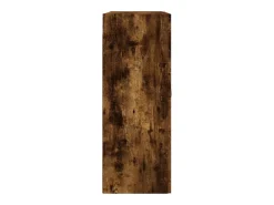 Armarios de pared 2 unidades madera de ingeniería roble ahumado