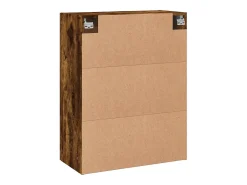 Armarios de pared 2 unidades madera de ingeniería roble ahumado