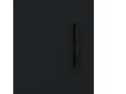 Armarios de pared 2 unidades madera de ingeniería negro