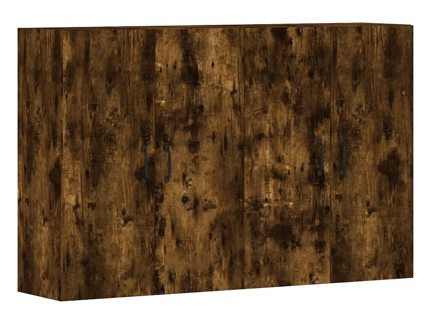 Armarios de pared 2 unidades madera de ingeniería roble ahumado