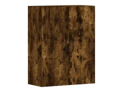 Armarios de pared 2 unidades madera de ingeniería roble ahumado