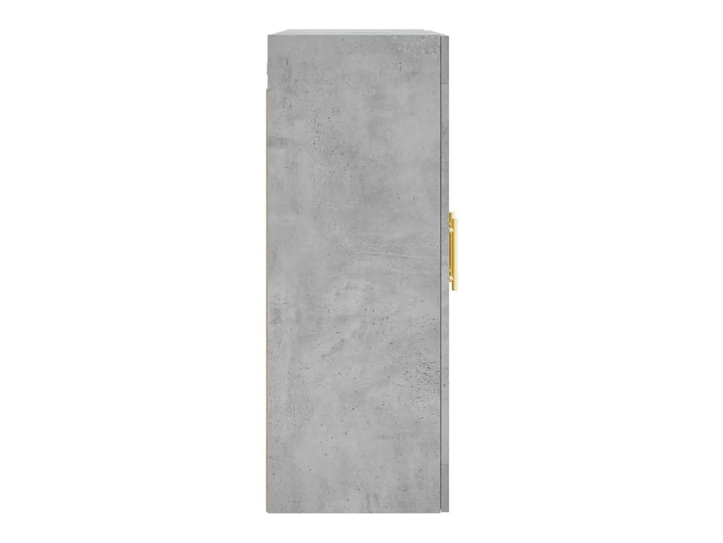 Armarios de pared de 2 piezas, gris hormigón, madera de ingeniería