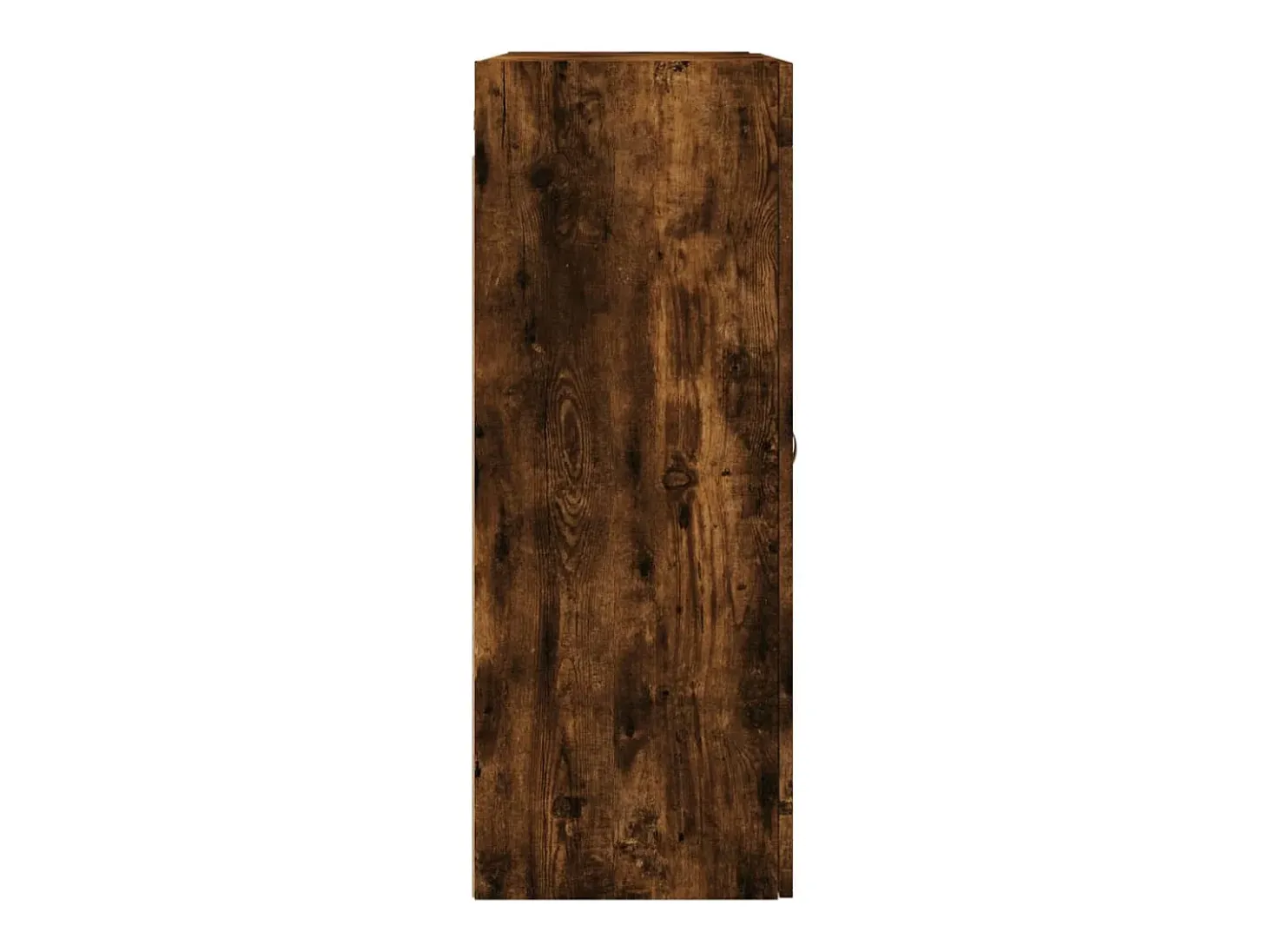 Armarios de pared de 2 piezas, roble ahumado, madera de ingeniería