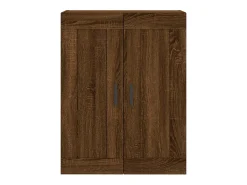armarios de pared de madera de ingeniería de color marrón roble