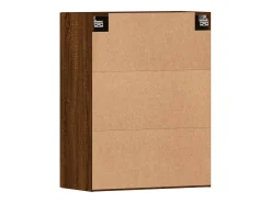 armarios de pared de madera de ingeniería de color marrón roble