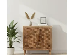 Artisan Furniture Madera maciza Gabinete Marbella