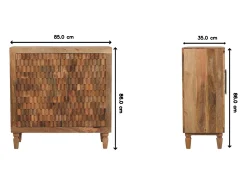 Artisan Furniture Madera maciza Gabinete Marbella