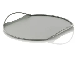 Bandeja de metal para servir con diseño moderno Tab - Verde oscuro