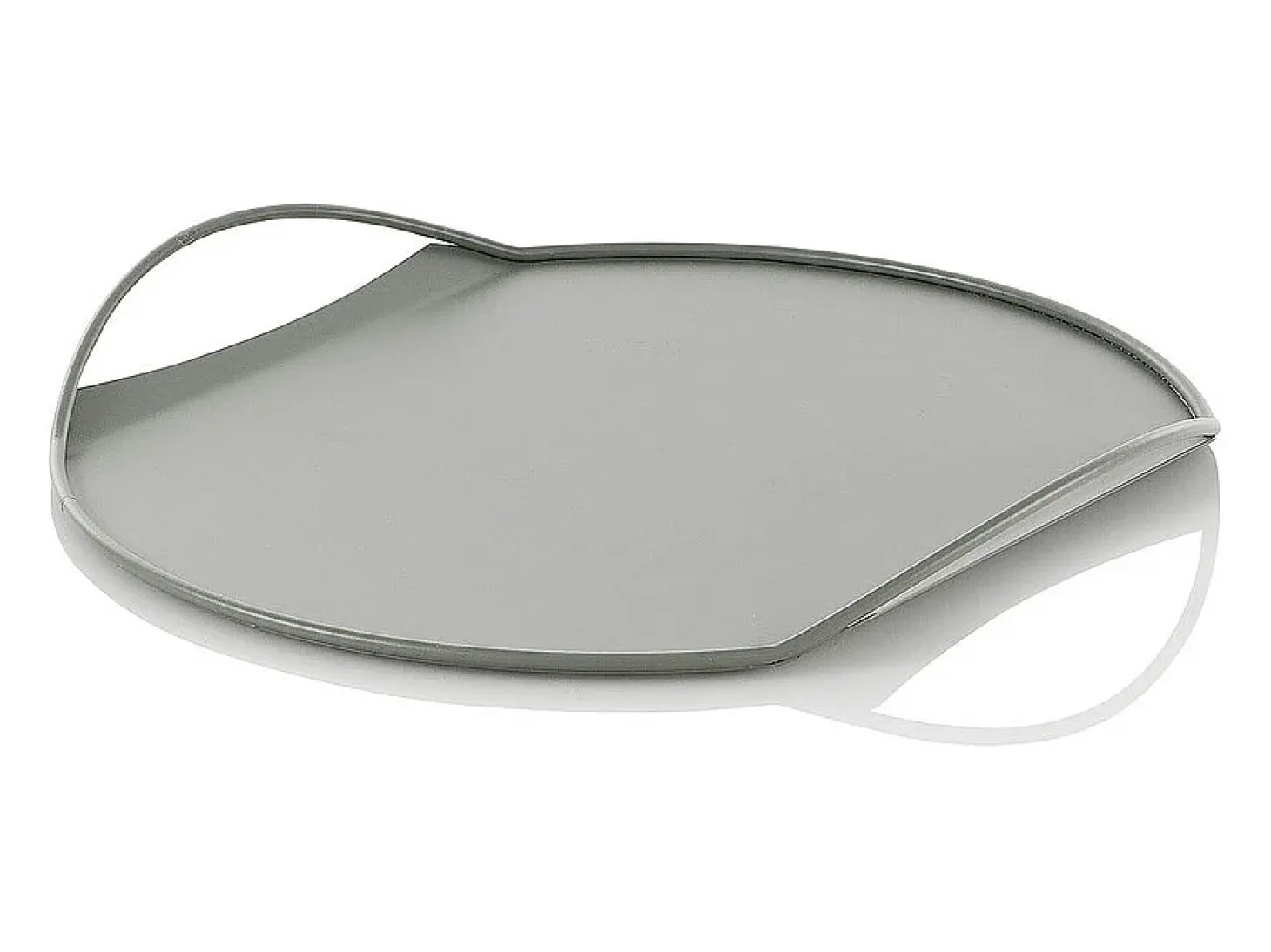 Bandeja de metal para servir con diseño moderno Tab - Verde oscuro