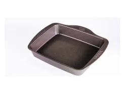 Bandeja honda para horno Asimetría Pyrex antiadherente inox 24x30 cm