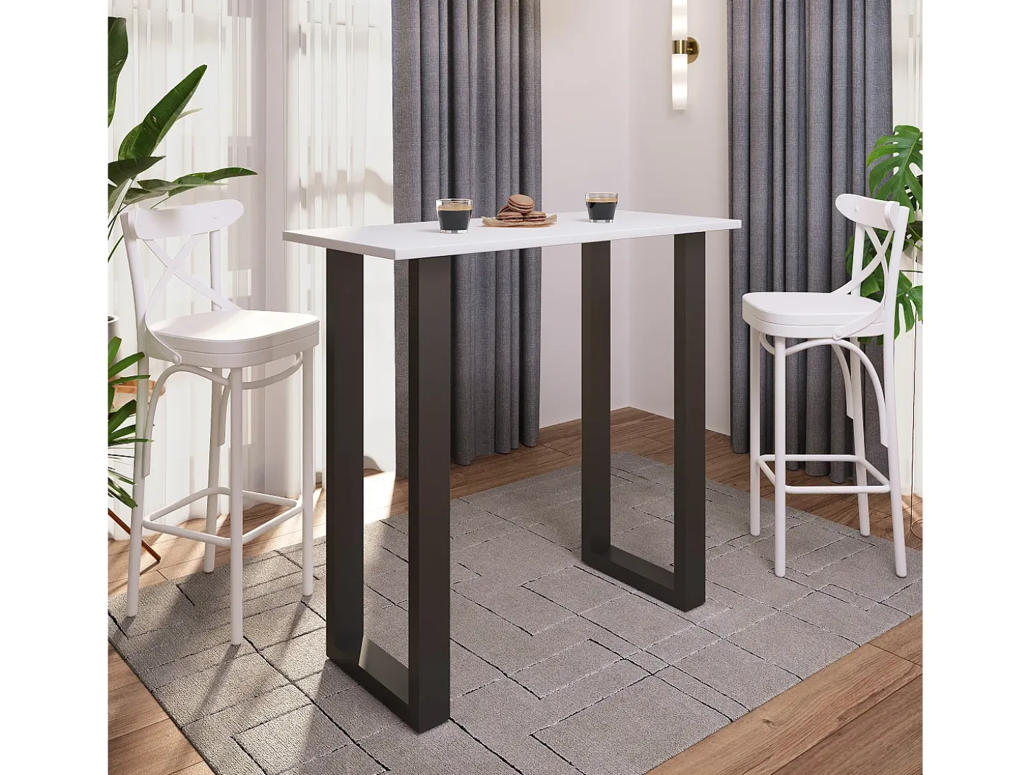 Barbacoa Xona Plata / Roble de miel AL. 102 x AN. 110 x P. 50 cm