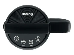 Batidora con calefacción de 850 W - 1,1 L - Acero inoxidable - 2 programas de cocción - Negra