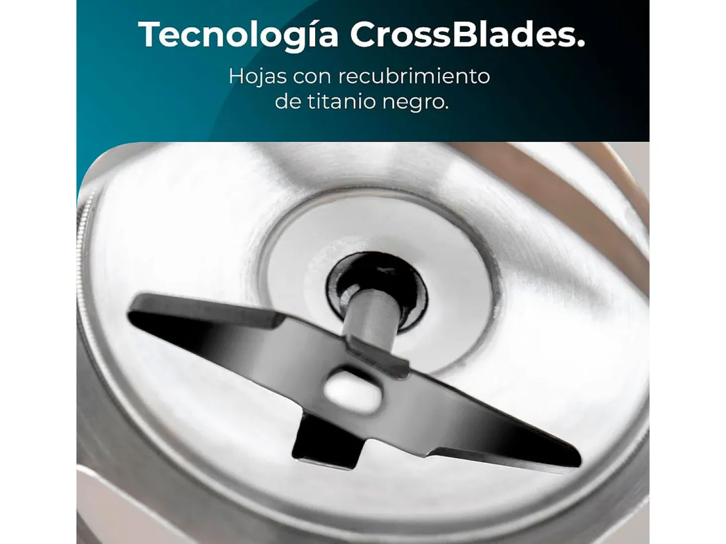 Batidora de mano Cecotec Power Neutron 1100MAX Cream&Crush 1100W con accesorios inox